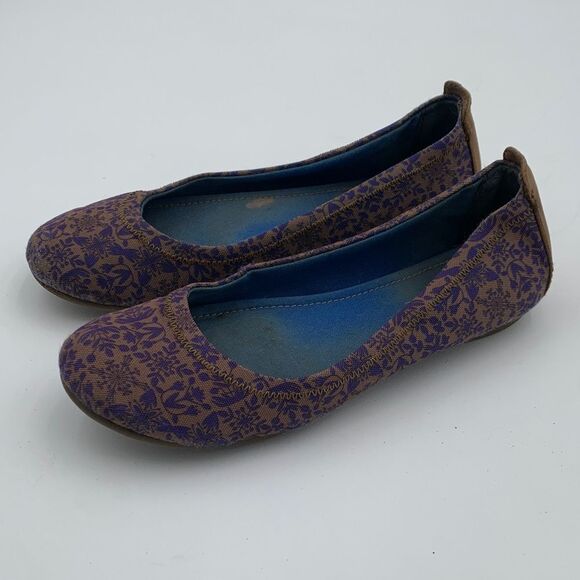 Casi Casi Camper floral Patterned Purple Ballet Flats size 38 - Picture 4 of 7